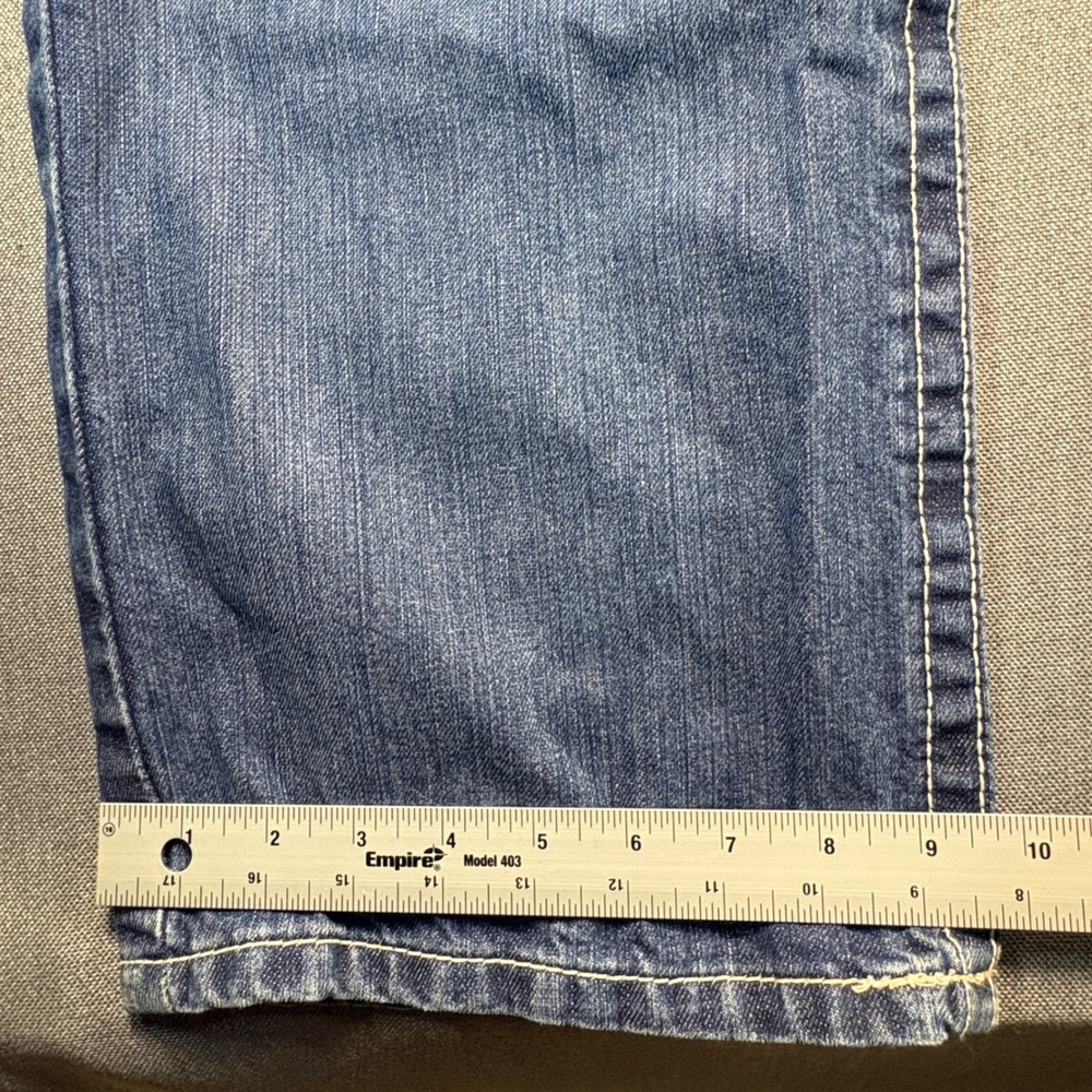 Ariat FR M4 Low Rise Boot Cut Jeans Mens 48x32 Flame Resistant Denim Blue - Picture 8 of 16